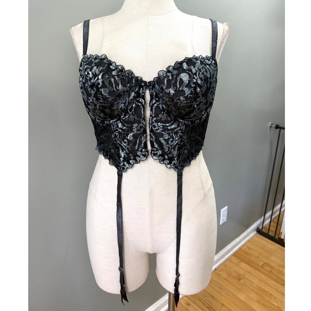 Savage x Fenty 18/20 2X Sharp Dresser Lace Sexy Corset Bustier Top Garter Straps